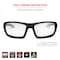 Ergodyne ODIN, Safety Glasses, Anti-Scratch & Fog-Off+, Clear Lens, Matte Black Frame Frame, Full-Frame ODIN-AFAS - alternate 6